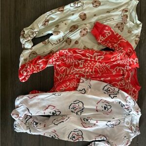 Carter's Red, White, and Cream Kids Pajama Sets